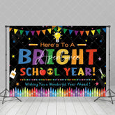 Aperturee - Black Pencil Heres To A Bright School Year Backdrop